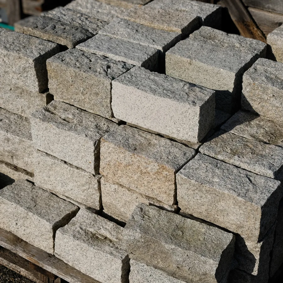 Granit grau Randstein 100 cm x 20 cm x 6cm87:2185