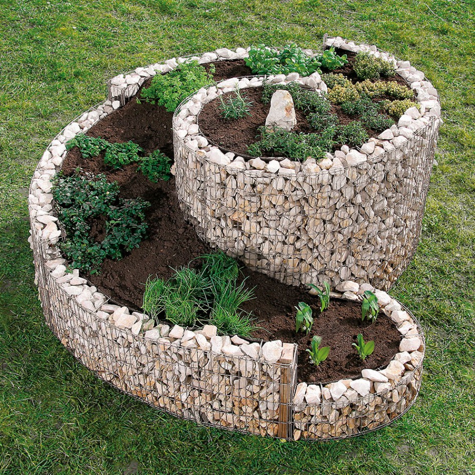 Kräuterspirale 200x150x80-20cm1 Stück