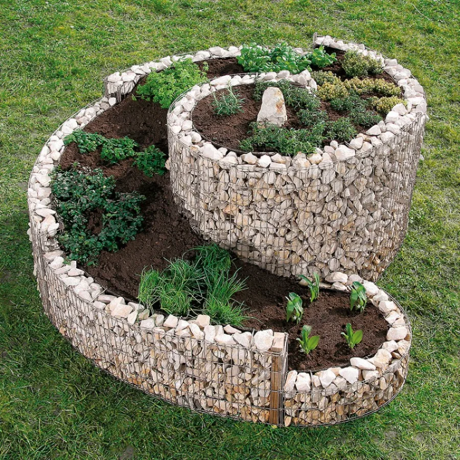 Kräuterspirale 200x150x80-20cm111:2633
