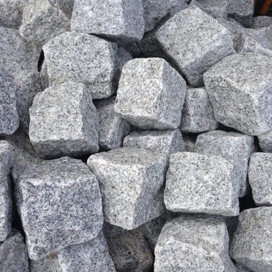 Granitpflaster grau 8/10168:3909