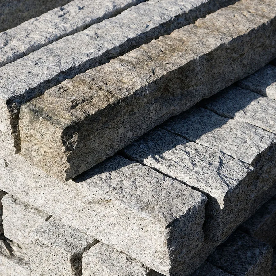 Granitpalisaden grau 125cm x 12cm x 12cm 178:4147