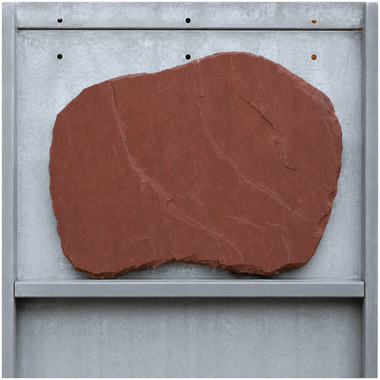 Trittplatte rot1qm