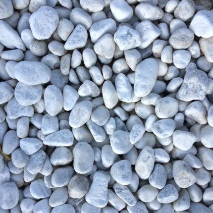 Carrara weiß Kies 25/40