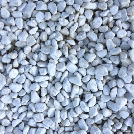 Carrara weiß Kies 7/15