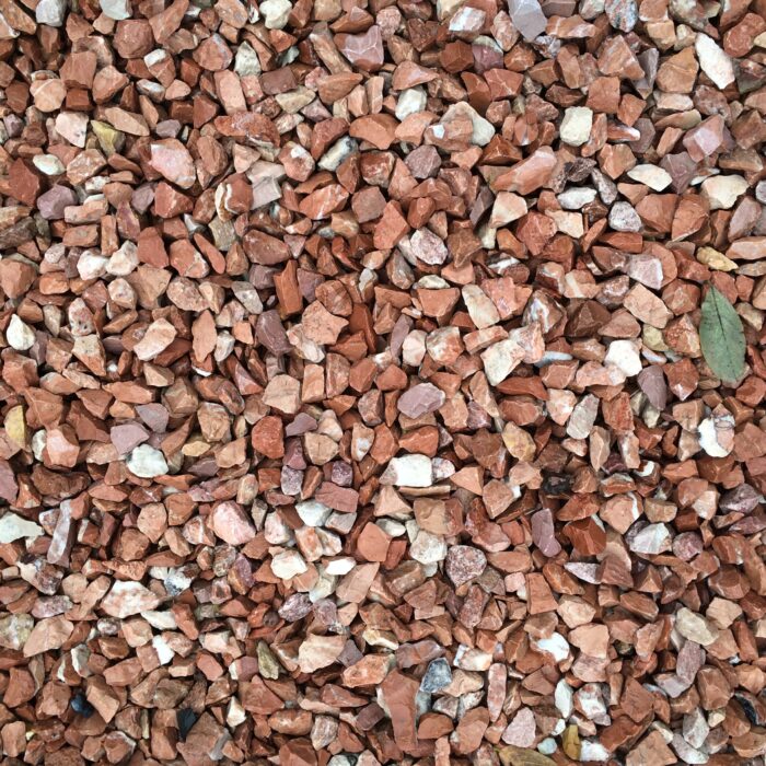 Marmorsplitt rot-weiß 8/11