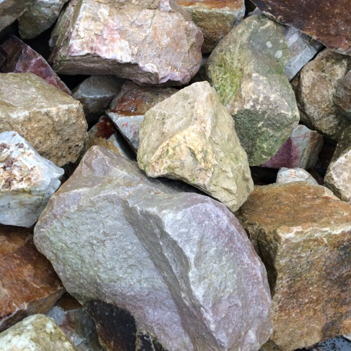 Quarzit rot Klasse 3